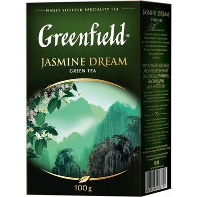 Чай зелений листовий Jasmine Dream Greenfield, 100 г 2977980 фото