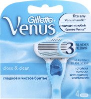 Картридж сменный для станка женский Venus Gillette, 4 шт 180050 фото
