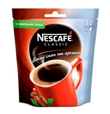 Кофе растворимый Classic Nescafe, 30 г 2339040 фото