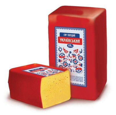 Сыр твердый 50% Украинский Здорово, 100 г 3678020 фото