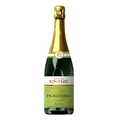 Напиток винный игристый белый полусладкий Entre Fragolino Salute Bianco, 0.75 л 3984000 фото