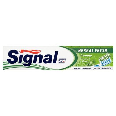 Зубная паста природная свежесть для всей семьи Signal, 75 мл 3843340 фото