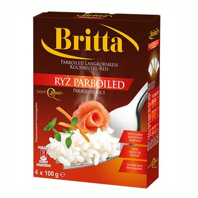 Крупа рис пропаренный Britta, 100г*4 шт. 3858990 фото