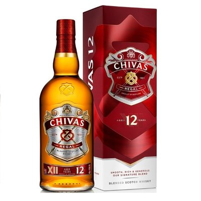 Виски шотландский Chivas Regal 12 лет выдержки, 1 л 412284 фото