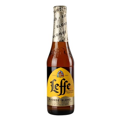 Пиво светлое Leffe Blonde, 0.33 л 1743850 фото