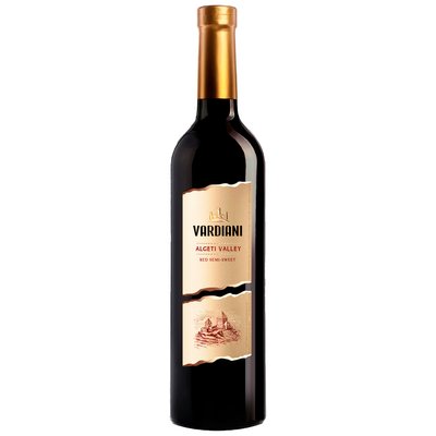 Вино красное полусладкое Алгетинская долина Vardiani, 0.75 л 2994900 фото