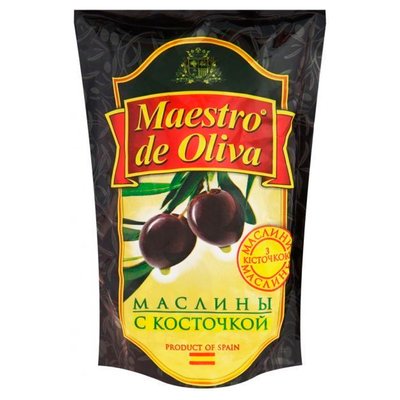Маслины с косточкой Maestro de Oliva, 170 г 2874560 фото