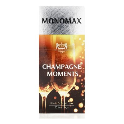 Чай чорний та зелений Champagne moments Monomax, 25 шт/уп. 2806030 фото