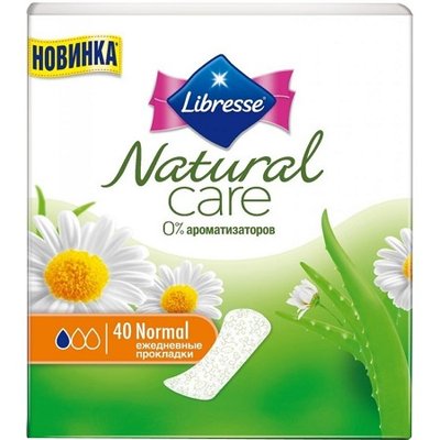 Прокладки ежедневные Normal Natural Care Libresse, 40 шт 2079600 фото