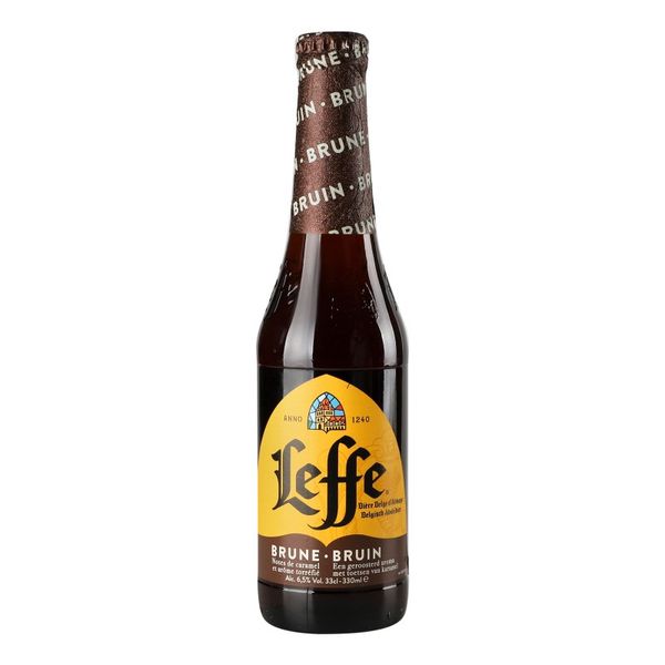 Пиво светлое Leffe Brune, 0.33 л 1743870 фото