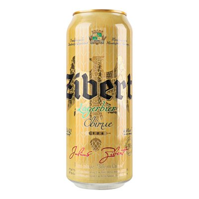 Пиво светлое ж/б Zibert, 0.5 л 4019750 фото