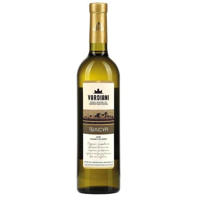 Вино біле напівсухе Тбілісурі Vardiani , 0.75 л 2994880 фото