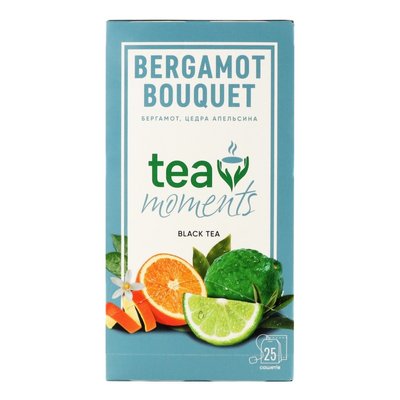 Чай чорний пакетований Bergamot Bouquet Tea Moments, 25 шт/пак 3870840 фото