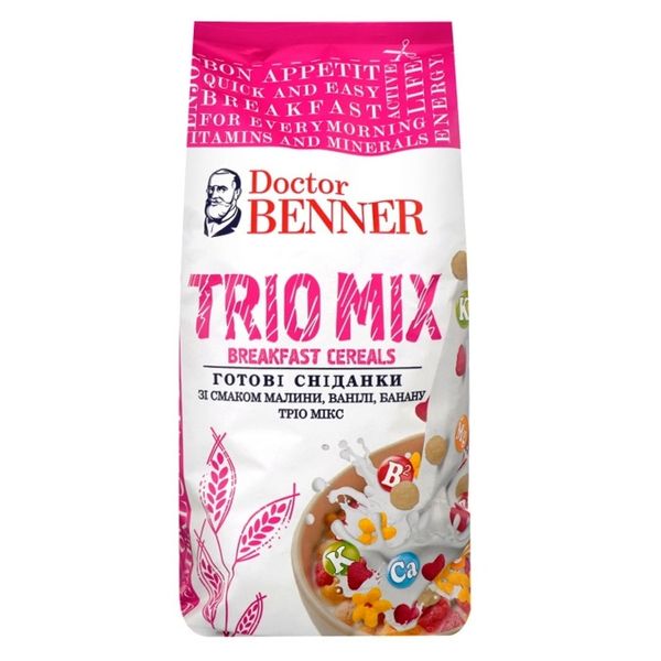 Сухий сніданок Trio mix Doctor Benner, 150 г 3623580 фото