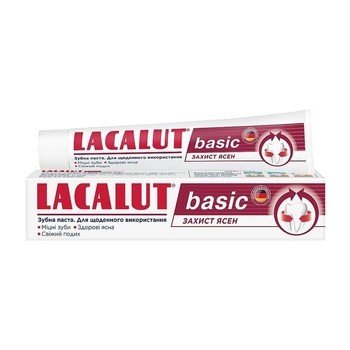 Паста зубна Захист ясен Basic Lacalut, 75 мл 3970900 фото