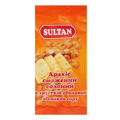 Арахис жареный со вкусом сыра Султан, 60 г 3457980 фото