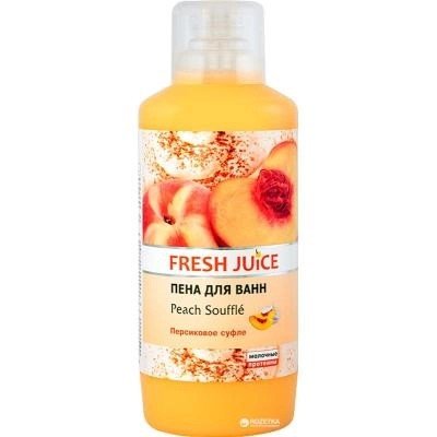 Піна для ванн Peach souffle Fresh Juice, 1000 мл 2510810 фото