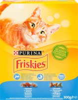Корм для котов с лососем и овощами Friskies, 300 г 2394460 фото