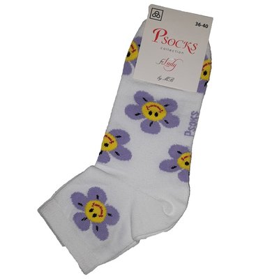 Шкарпетки жіночі візерунок квітка р. 36-40 Premier Socks 2971930 фото