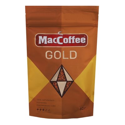 Кава розчинна Gold MacCoffee, 60 г 3530000 фото