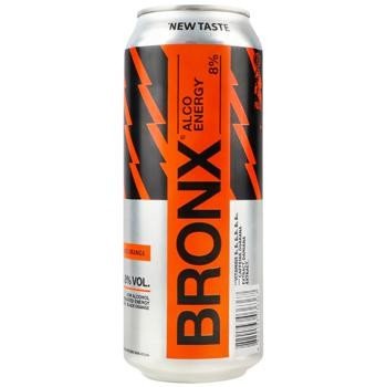 Напиток слабоалкогольный энергетический ж/б Black оrange Bronx, 0.5 л 4019860 фото