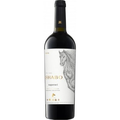Вино красное сухое Shabo Саперави, 0.75 л 1800230 фото