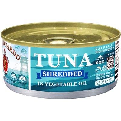 Консервированный тунец салатный с добавлением масла San Eduardo, 160 г 4148570 фото