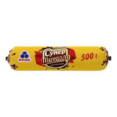 Морозиво супер шоколад Рудь, 500 г 2773660 фото