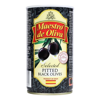 Маслины без косточки Эксклюзив Maestro de Oliva, 360 г 809230 фото