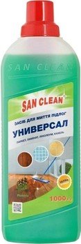 Средство для мытья полов с ароматом хвои Универсал San Clean, 1000 г 3056350 фото