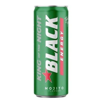 Напій енергетичний безалкогольний Black Mojito 0.25л 4253070 фото