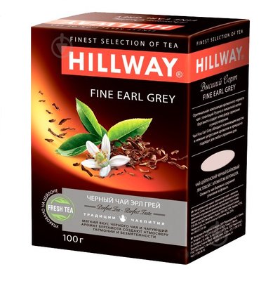 Чай черный листовой Hillway Эрл Грей, 100 г 2844390 фото