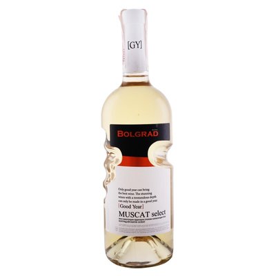 Вино белое полусладкое Muscat Select Bolgrad, 0.75 л 2723970 фото