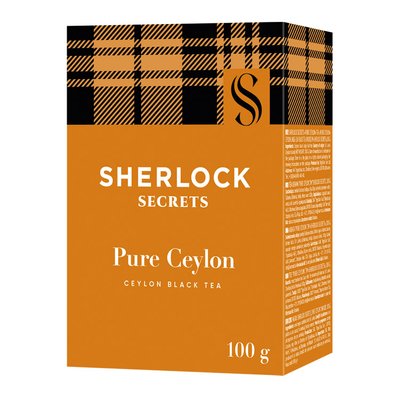 Чай чорний листовий Pure Ceylon Sherlock Secrets, 100 г 3870780 фото