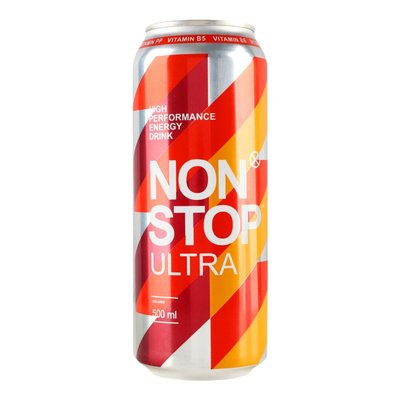 Энергетический напиток безалкогольный ж/б Ultra Non stop, 0.5 л 3936150 фото