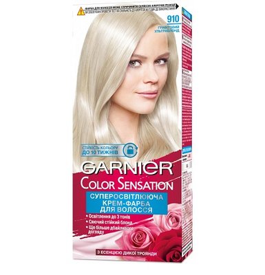 Фарба для волосся 910 Графітовий-ультраблонд Garnier, 110 мл 3097610 фото