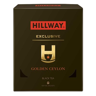 Чай черный Exclusive Golden Ceylon Hillway, 100 шт/уп. 3340700 фото