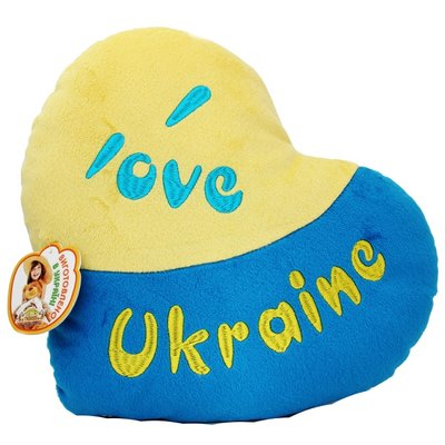 Подушка мягкая для детей от 3 лет I love Ukraine Тигрес, 1 шт 2484790 фото