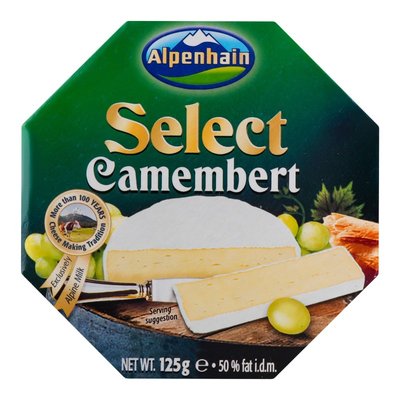 Сыр мягкий 50% Селект Камамбер Alpenhain, 125 г 1822680 фото