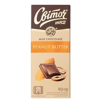 Шоколад молочный с арахисовой пастой Свиточ Peanut Butter, 90 г 3996860 фото