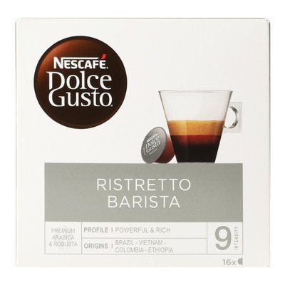 Кофе в капсулах Dolce Gusto Ristretto Barista Nescafe, 16 шт/уп 3094870 фото