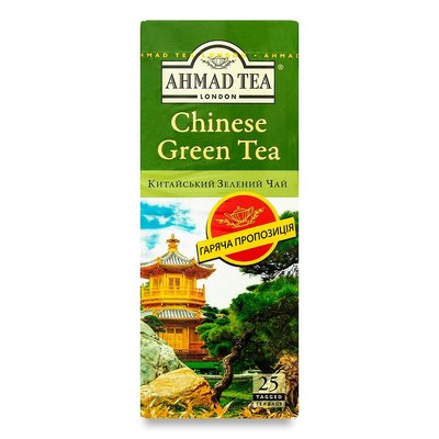 Чай зеленый китайский Ahmad Tea, 25 шт/уп. 2740590 фото