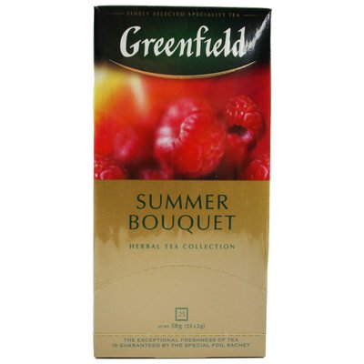 Чай травяной пакетированный Greenfield Summer Bouquet, 2 г*25 пак. 50155 фото