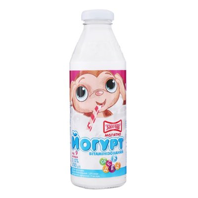 Йогурт 3.2% для детей витаминизированный Малятко Злагода, 200 г 1954540 фото