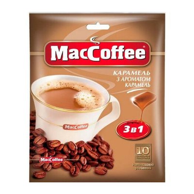 Кофейный напиток 3в1 со вкусом карамели MacCoffee, 18 г 2840150 фото