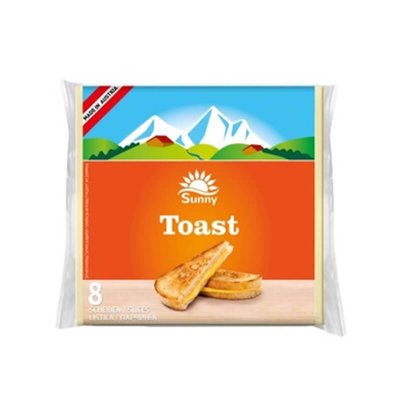Сирний продукт плавлений Тост у пластинах, 51% Sunny, 150 г 4109900 фото