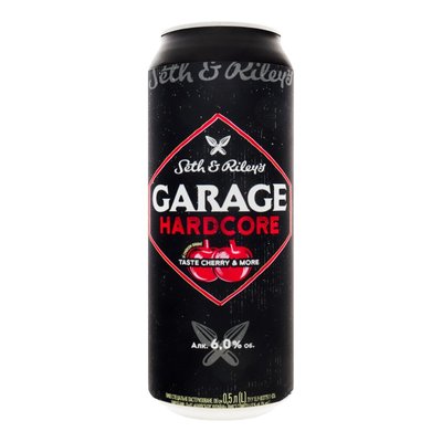 Пиво специальное со вкусом вишни ж/б Garage Hardcore, 0.5 л 3598550 фото