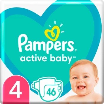 Подгузники для детей одноразовые 6-10кг 3 Maxi Active baby эконом минус Pampers 46шт 4069160 фото