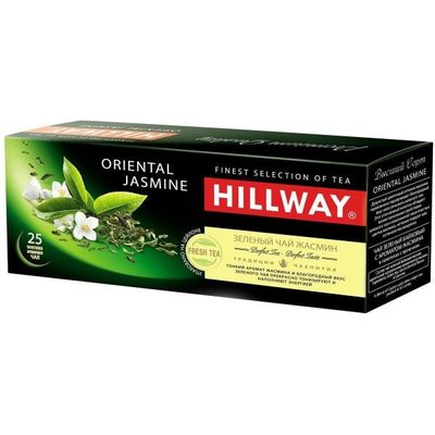 Чай зелений пакетований Орієнтал Жасмін Hillway, 25 шт/уп. 2844440 фото