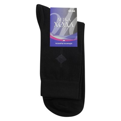 Шкарпетки чоловічі чорний р. 29 Легка Хода 3897650 фото